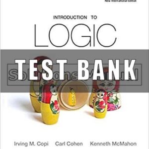 Solutions Manual for Introduction to Logic 14th Edition Copi