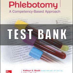 Test Bank For Phlebotomy A Competency Based Approach 5Th Edition By Kathryn Booth
