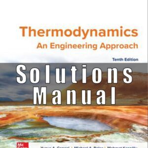 Solutions Manual For Loose Leaf for Thermodynamics An Engineering Approach 10th Edition