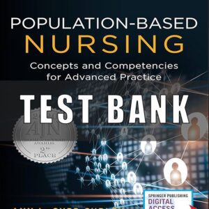 Test bank for Population-Based Nursing Concepts and Competencies for Advanced Practice 3rd Edition