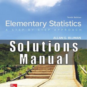 Solution Manual for Elementary Statistics A Step By Step Approach 10th Edition Bluman